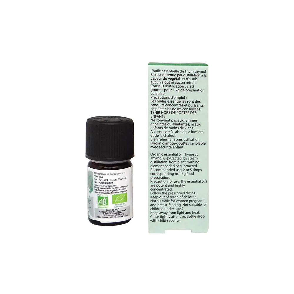 BORN to Bio | Organic Thyme Thymol Essential Oil