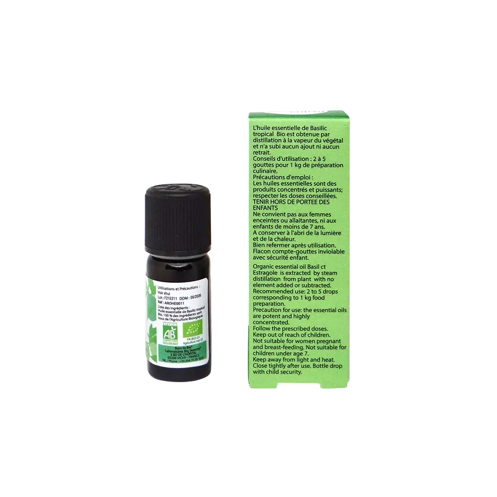 BORN to Bio | Organic Tropical Basil Essential Oil